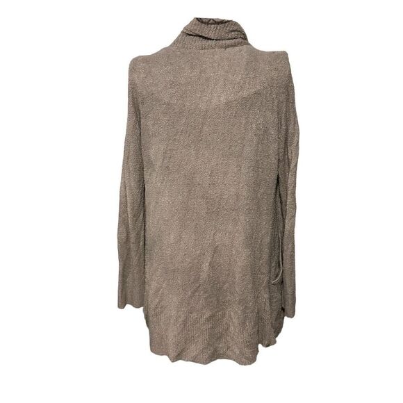 Beautiful Barefoot Dreams Cardigan Cozy Chic Lite gray Soft size medium Great Co - Picture 9 of 14